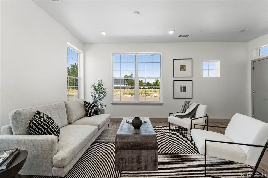Furnished interior view inside a new home in , Parker (Image 5).