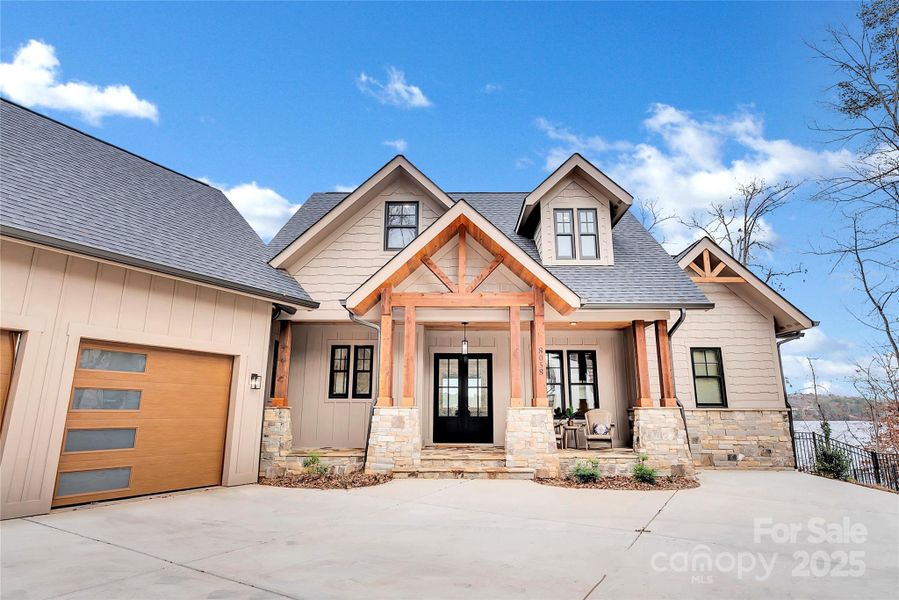 Front exterior of a new home in , Norwood, NC, highlighting curb appeal (Image 2). Front exterior of a new home in , Norwood, NC, highlighting curb appeal (Image 2).