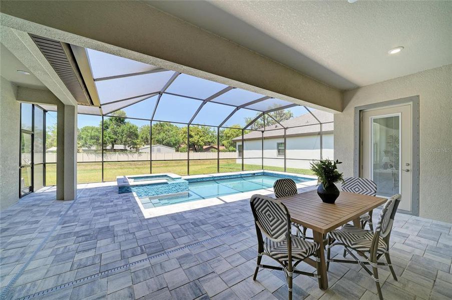 Exterior details and patio area of a home in Hidden Lakes, Brandon (Image 4).