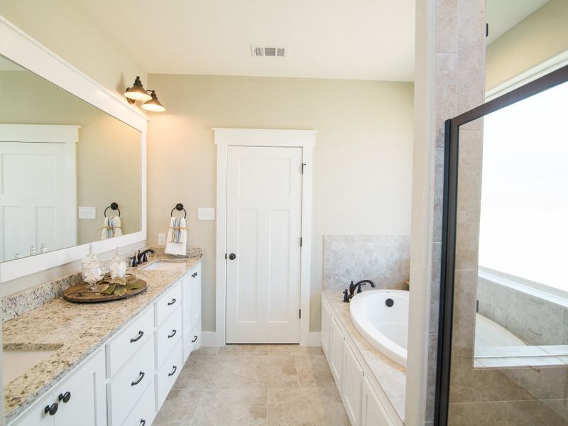 Representative furnished interior of a home built from the The Emily by Reece Homes in Harvest Meadows, Bryan (Image 13).