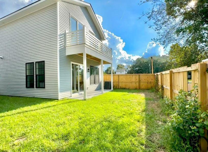 Exterior details and patio area of a home in , North Charleston (Image 2). Exterior details and patio area of a home in , North Charleston (Image 2).