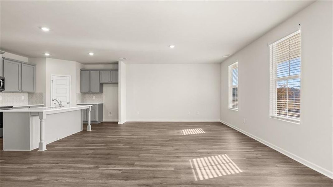 Spacious, unfurnished interior of a new home in Brookland Commons, Monroe (Image 28).