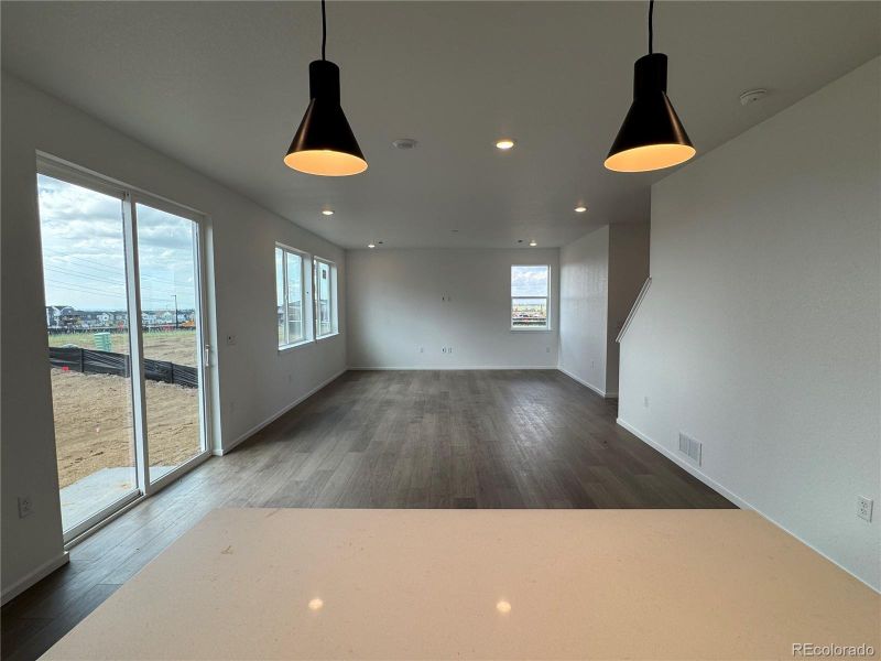 Spacious, unfurnished interior of a new home in Harvest Crossing, Aurora (Image 9). Spacious, unfurnished interior of a new home in Harvest Crossing, Aurora (Image 9).