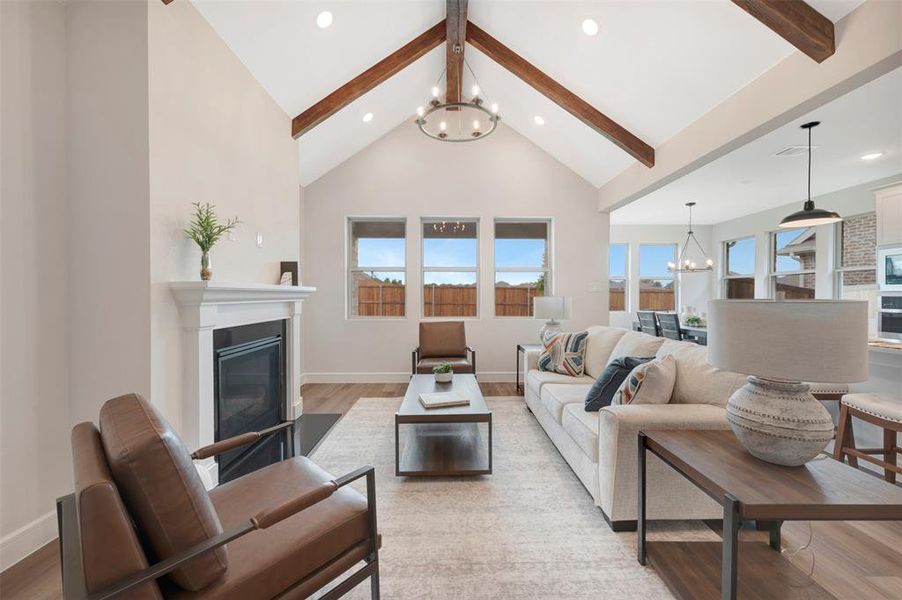 Furnished interior view inside a new home in Heritage Ranch, Sherman (Image 12). Furnished interior view inside a new home in Heritage Ranch, Sherman (Image 12).
