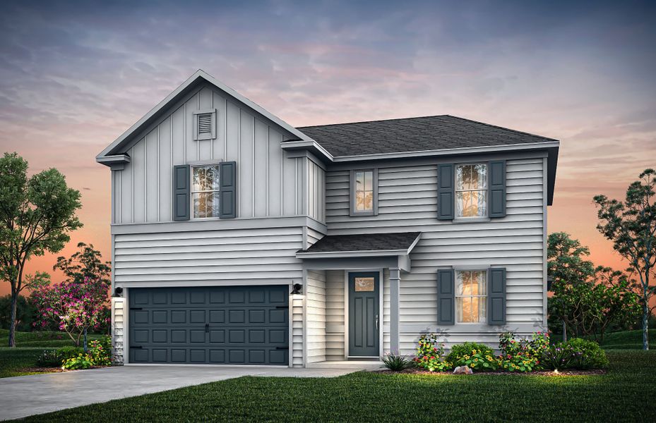 Representative exterior photo of a completed home built from the Winthrop by Pulte Homes in Harrington, Greenville, SC (Image 21).