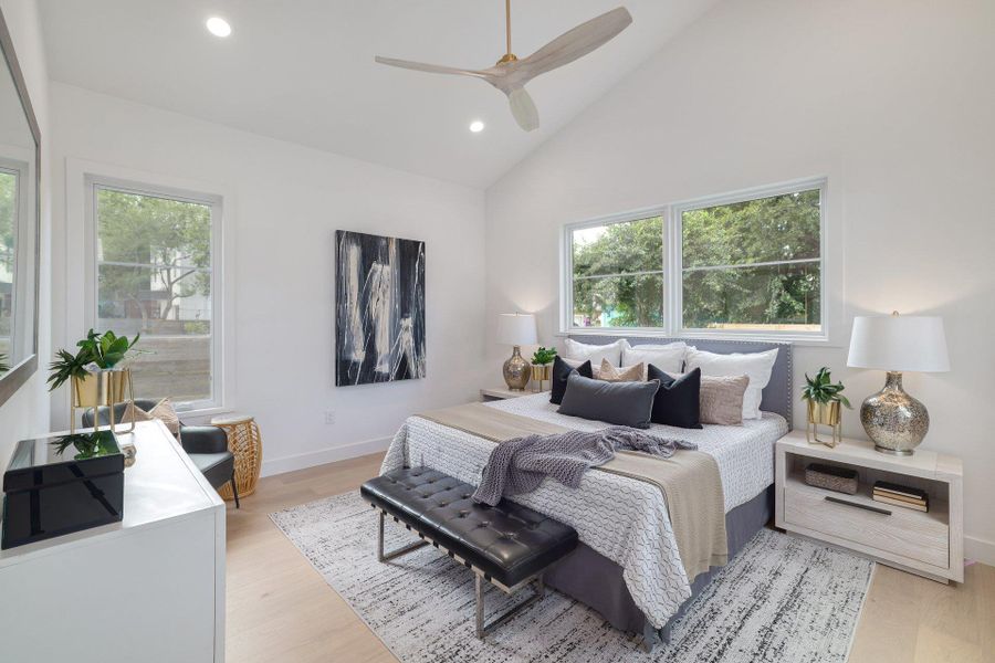 Furnished interior view inside a new home in , Austin (Image 16). Furnished interior view inside a new home in , Austin (Image 16).