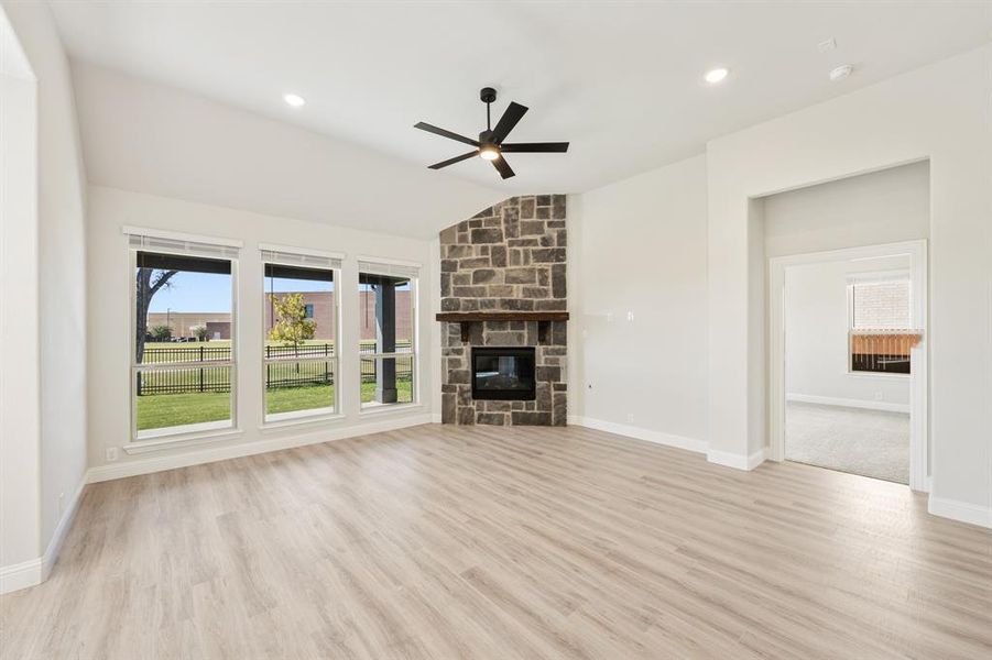 Spacious, unfurnished interior of a new home in Ridge Ranch Classic 60, Mesquite (Image 24).