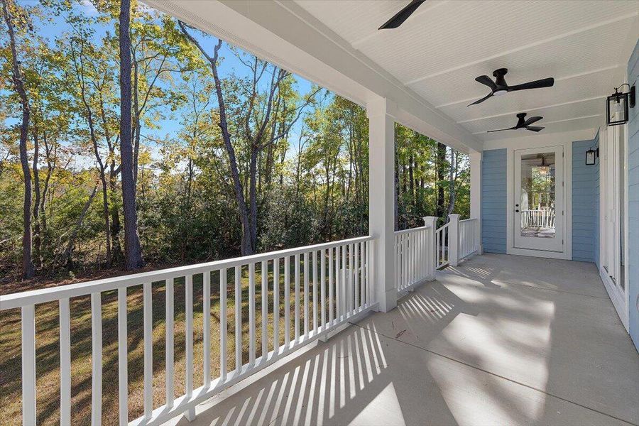 Exterior details and patio area of a home in , Hanahan (Image 20).