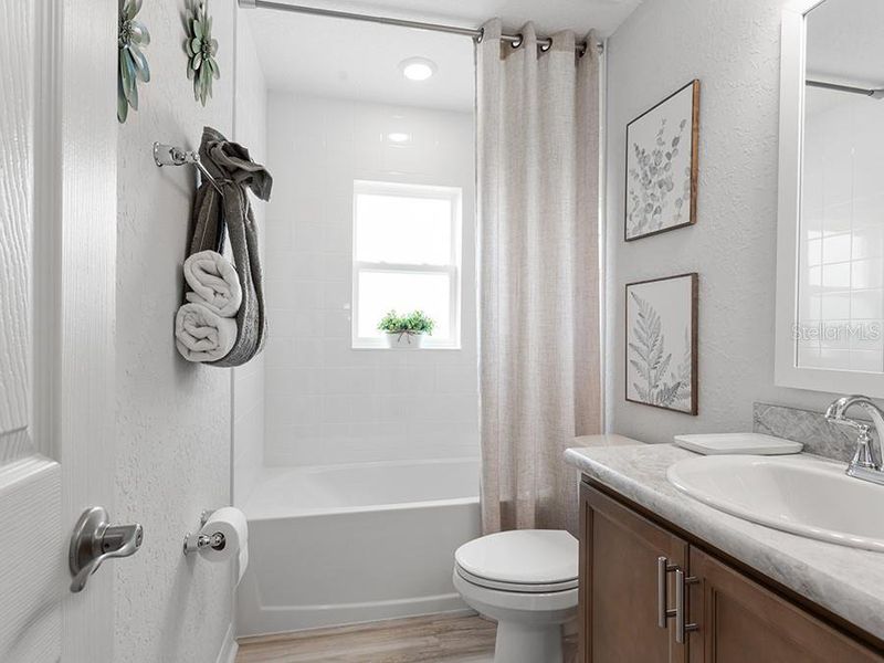 Furnished interior view inside a new home in Vista Trace, Belleview (Image 9).