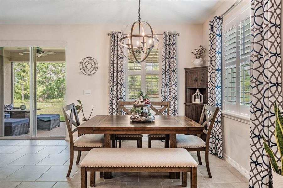 Furnished interior view inside a new home in Deerbrook, Land O' Lakes (Image 24).