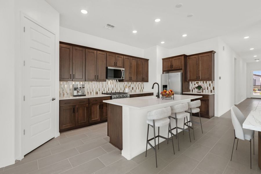 Furnished interior view inside a new home in Saguaro Reserve II, Marana (Image 6).