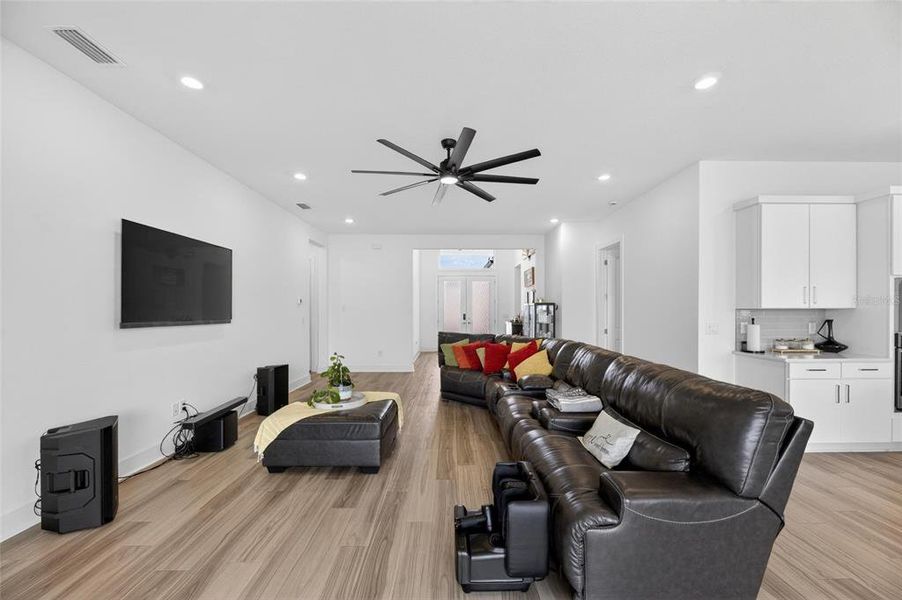 Furnished interior view inside a new home in Robin's Cove at Epperson, Wesley Chapel (Image 11).