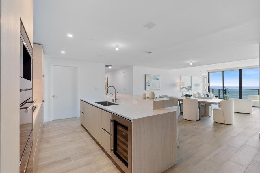 Furnished interior view inside a new home in , Pompano Beach (Image 23).