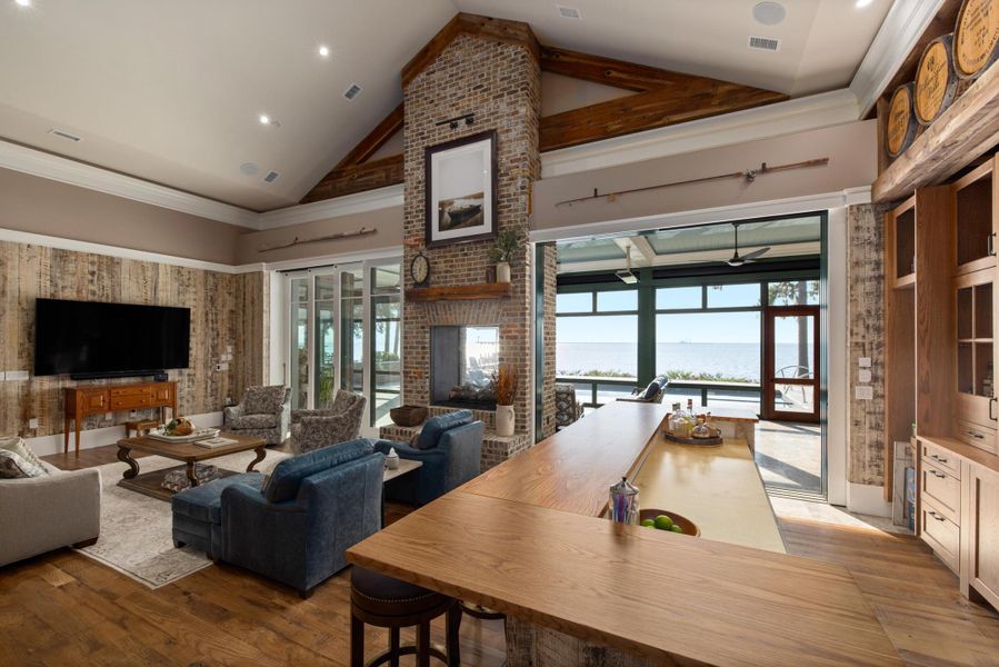 Furnished interior view inside a new home in , Bonneau (Image 8).