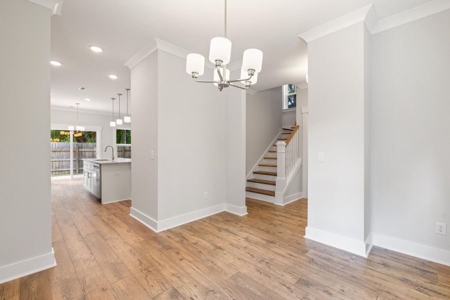 Spacious, unfurnished interior of a new home in , Charleston (Image 49).