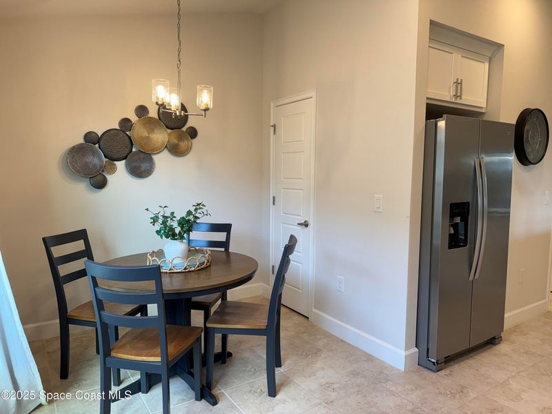 Furnished interior view inside a new home in St. John Preserve, Palm Bay (Image 8). Furnished interior view inside a new home in St. John Preserve, Palm Bay (Image 8).
