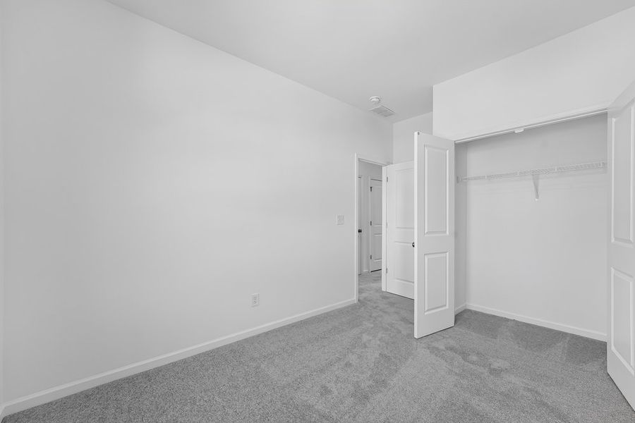 Spacious, unfurnished interior of a new home in Senata at Research Park, Charlotte (Image 27). Spacious, unfurnished interior of a new home in Senata at Research Park, Charlotte (Image 27).