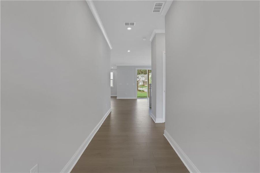 Spacious, unfurnished interior of a new home in The Paddocks at Doc Hughes, Buford (Image 34).