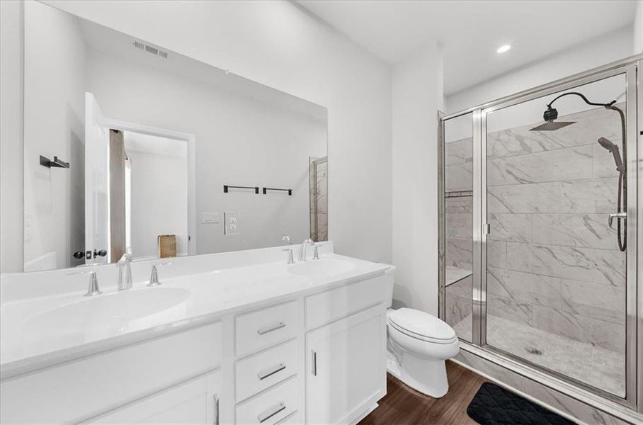 Furnished interior view inside a new home in , Acworth (Image 20).