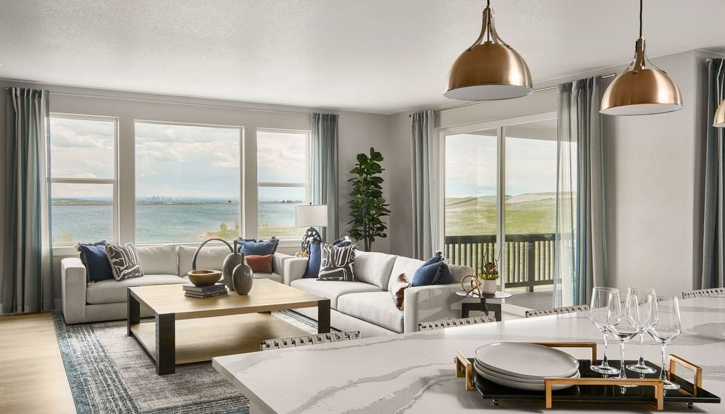 Representative furnished interior of a home built from the Steamboat Plus | A Multi-Gen Home by Taylor Morrison in Macanta, Castle Rock (Image 15).