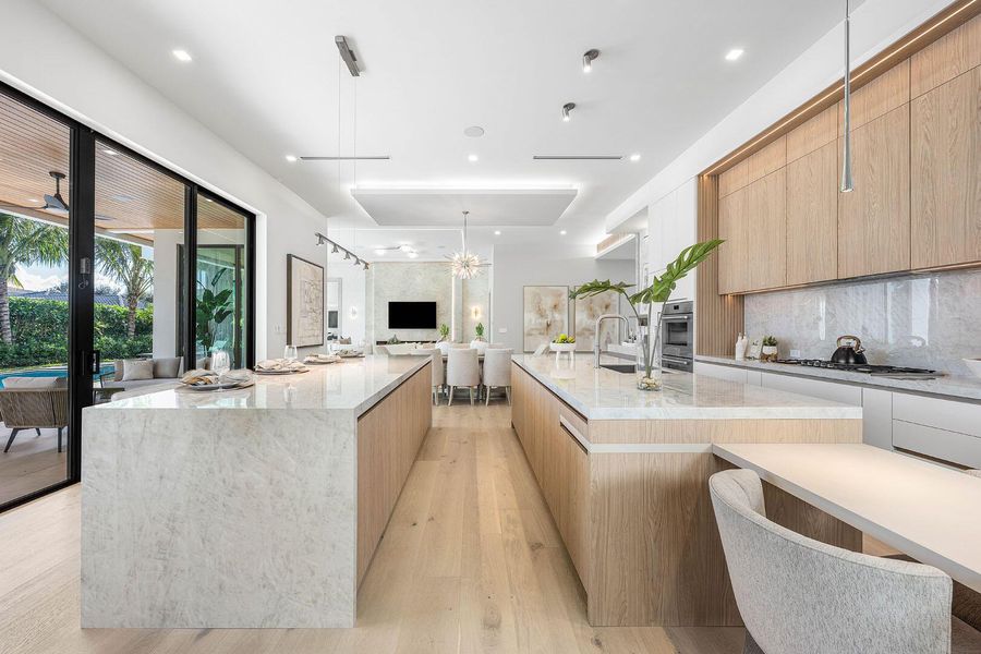 Furnished interior view inside a new home in , Boca Raton (Image 66).