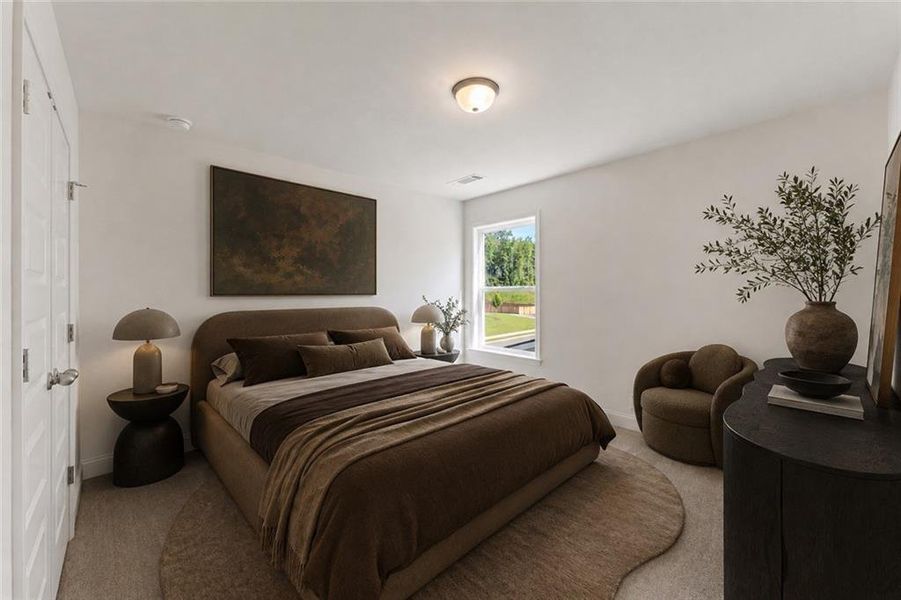 Furnished interior view inside a new home in Clark Farms, Flowery Branch (Image 8).