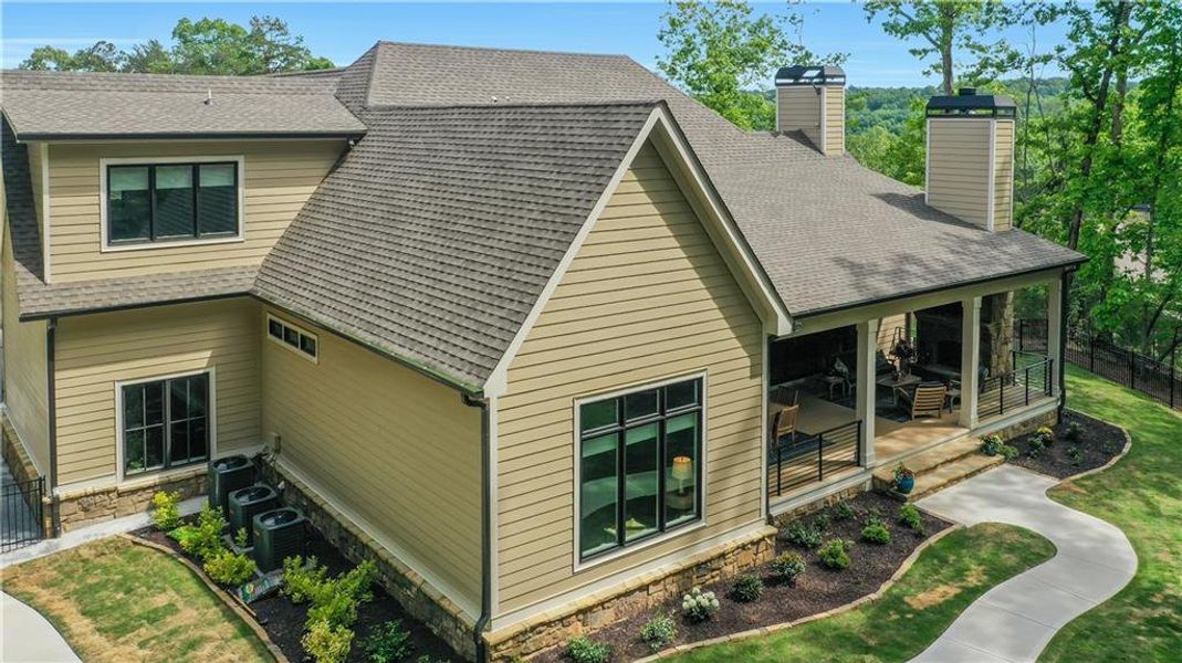 Front exterior of a new home in , Dahlonega, GA, highlighting curb appeal (Image 23).