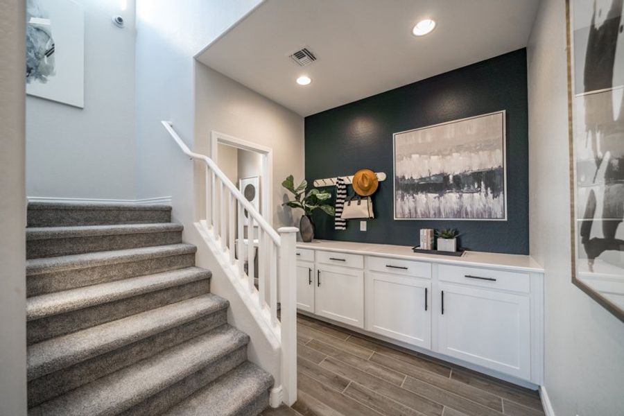 Representative furnished interior of a home built from the CC-RM3 by Taylor Morrison in Parkside, Phoenix (Image 14).