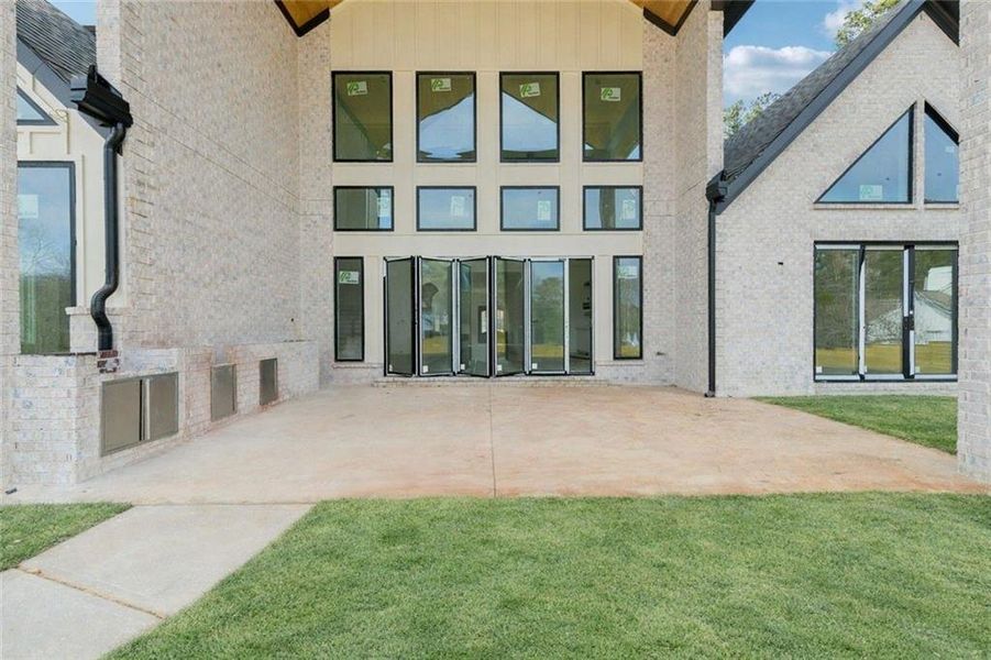Exterior details and patio area of a home in , Buford (Image 3).