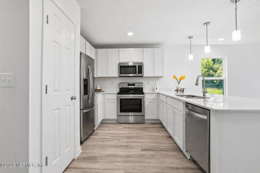 Furnished interior view inside a new home in , Jacksonville (Image 7).