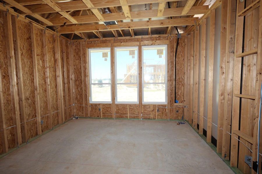 In-progress construction of a new home in Dunham Pointe, Cypress, TX (Image 14).
