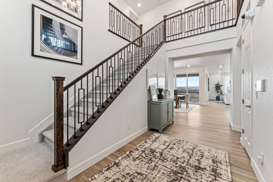 Representative furnished interior of a home built from the Steamboat | A Multi-Gen Home by Taylor Morrison in Dawson Trails, Castle Rock (Image 12).