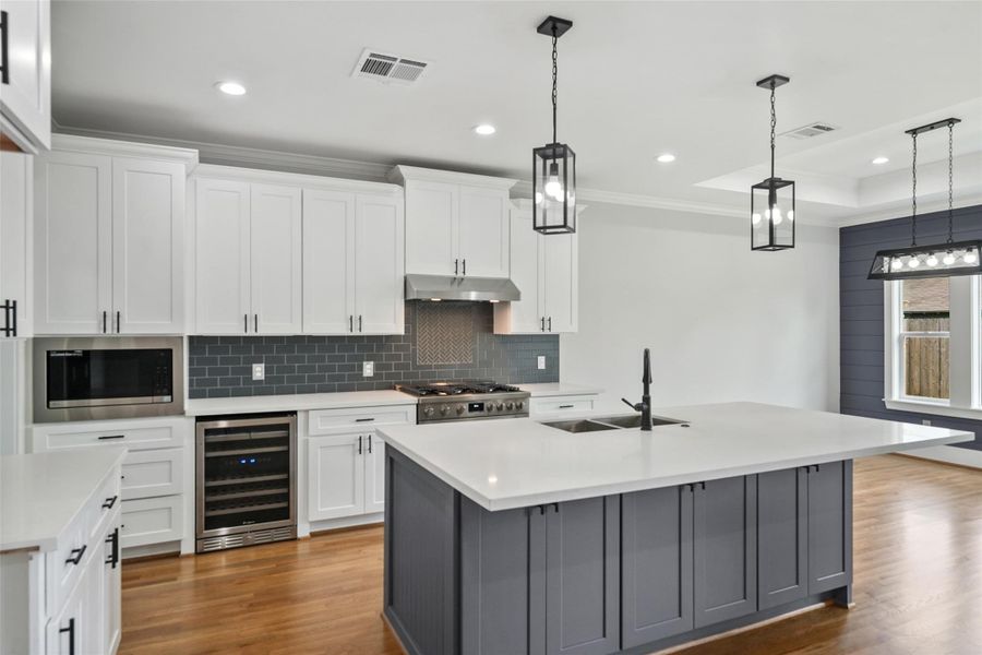 Furnished interior view inside a new home in , Houston (Image 7).