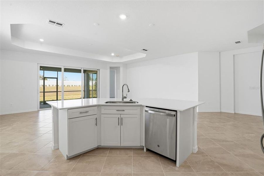 Furnished interior view inside a new home in Wellen Park Golf & Country Club, Venice (Image 6).