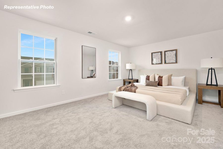 Furnished interior view inside a new home in Secrest Commons, Monroe (Image 12).
