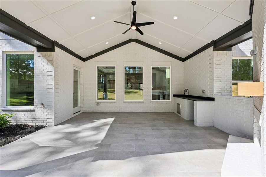 Exterior details and patio area of a home in , Grayson (Image 4).