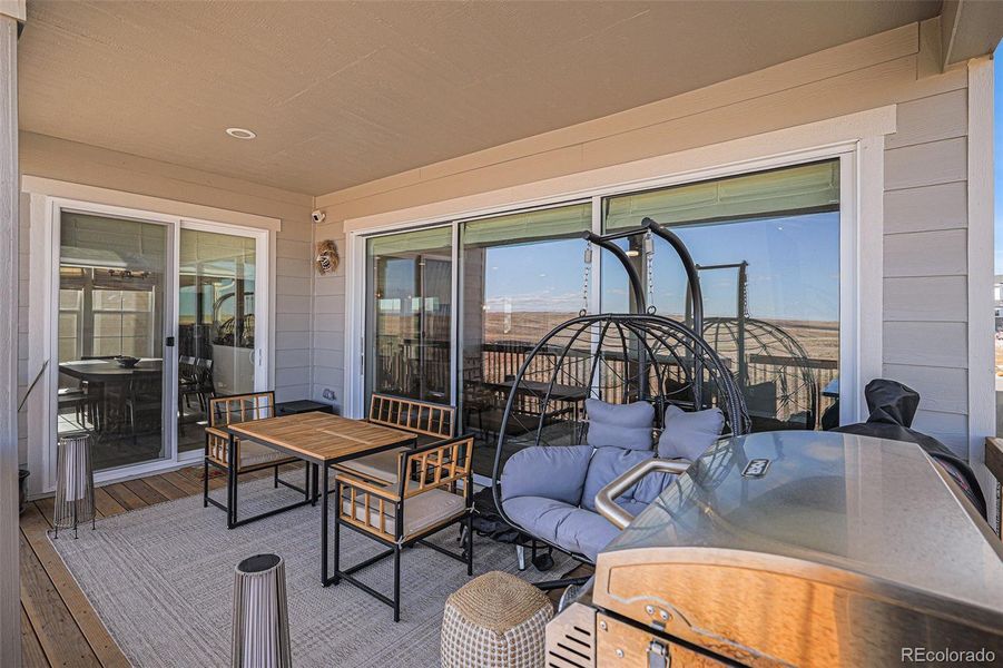 Exterior details and patio area of a home in , Aurora (Image 4).