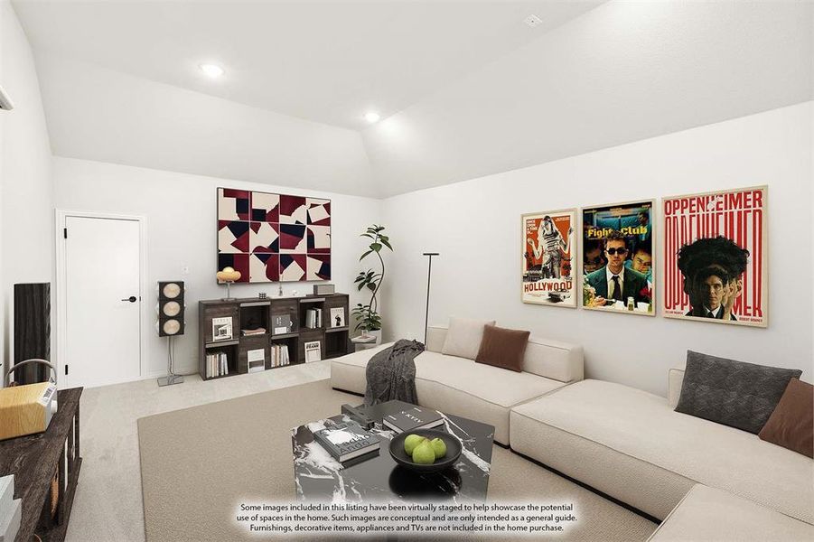 Furnished interior view inside a new home in Sutton Fields, Celina (Image 6).