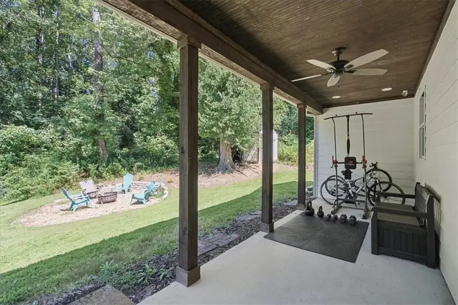 Exterior details and patio area of a home in , Atlanta (Image 3).