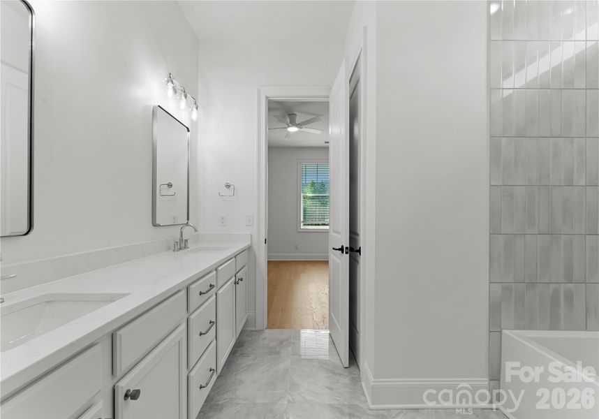 Furnished interior view inside a new home in , Locust (Image 39).