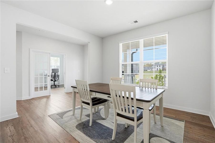 Furnished interior view inside a new home in Ellorie Estates, Dawsonville (Image 33).