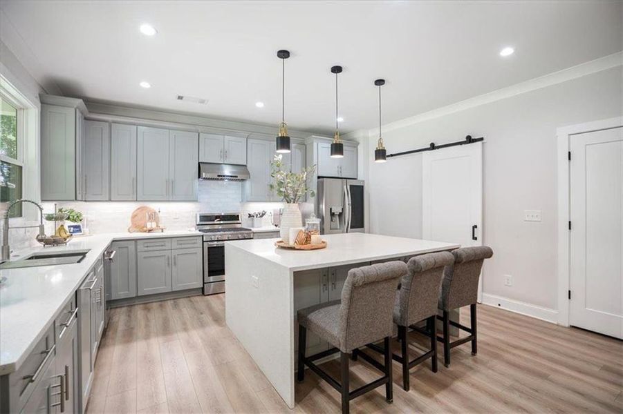 Furnished interior view inside a new home in , Acworth (Image 7).