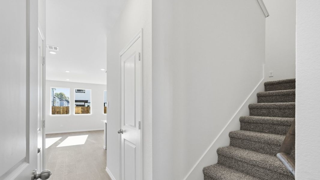 Representative unfurnished interior of a home built from the Santiago by D.R. Horton in Arbor Trails South, Princeton (Image 13).