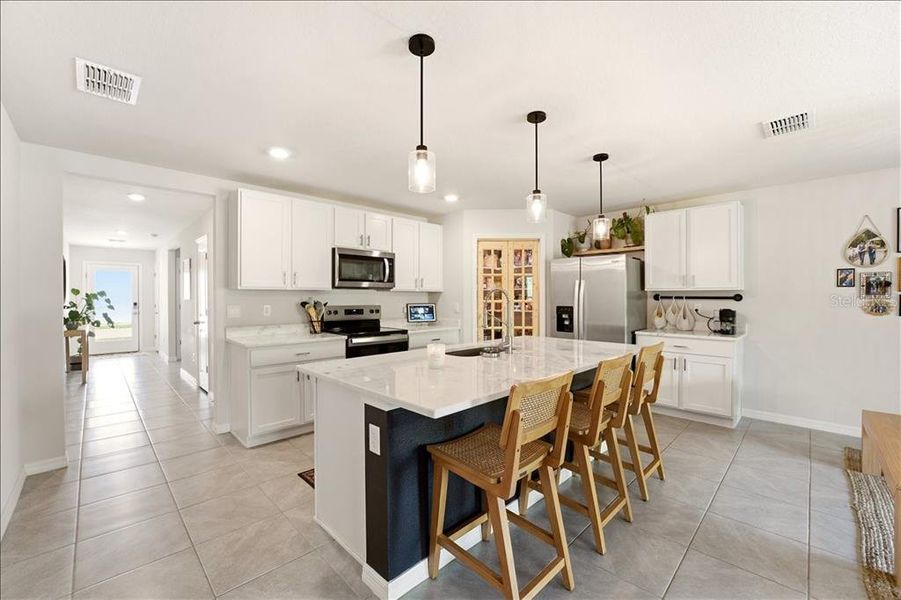 Furnished interior view inside a new home in Bella Lago, Parrish (Image 17).