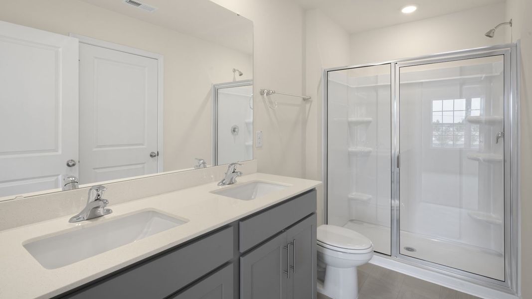 Furnished interior view inside a new home in Brightwood Farm, Whitsett (Image 8).