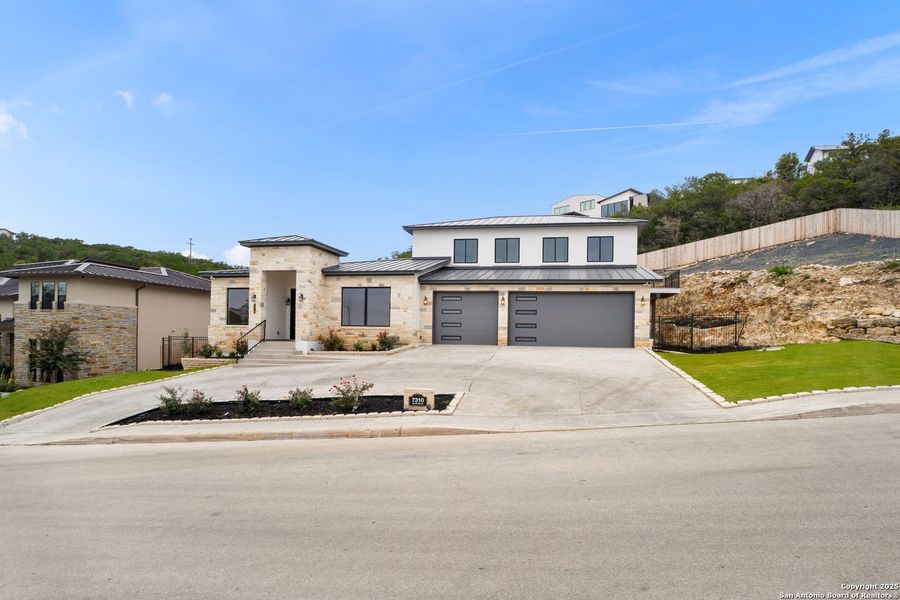 Front exterior of a new home in , San Antonio, TX, highlighting curb appeal (Image 2).