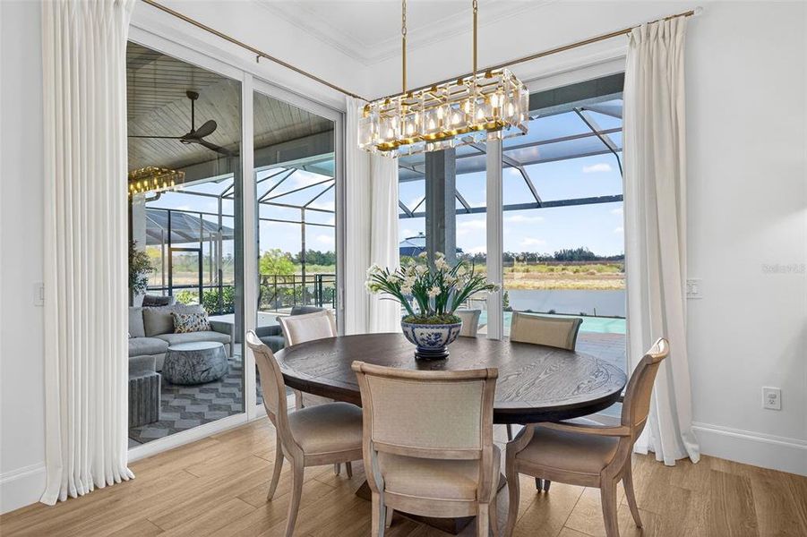 Furnished interior view inside a new home in , Fort Myers (Image 4).