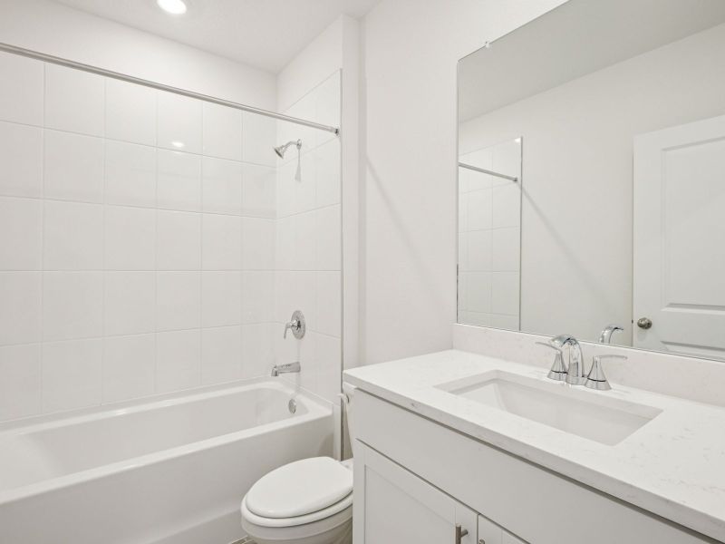 Furnished interior view inside a new home in Oakfield Trails - Classic Series, Parrish (Image 8).