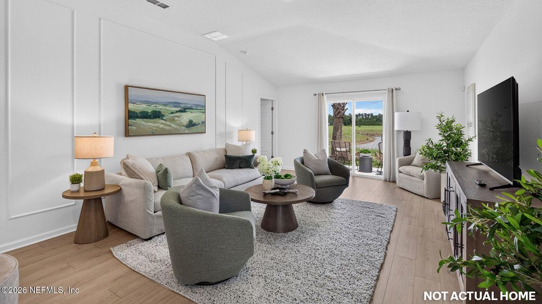 Furnished interior view inside a new home in Liberty Cove, Yulee (Image 12).