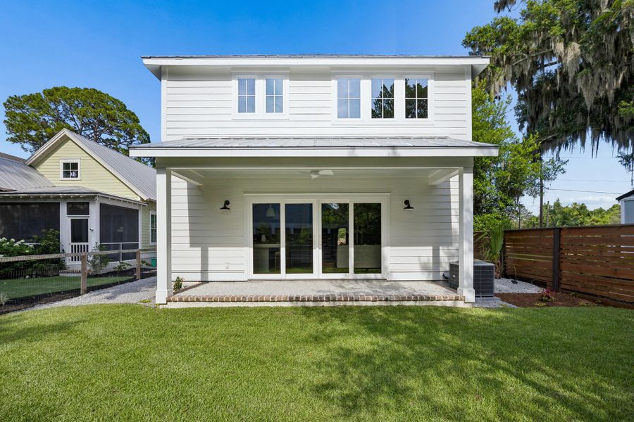 Exterior details and patio area of a home in , Beaufort (Image 24).